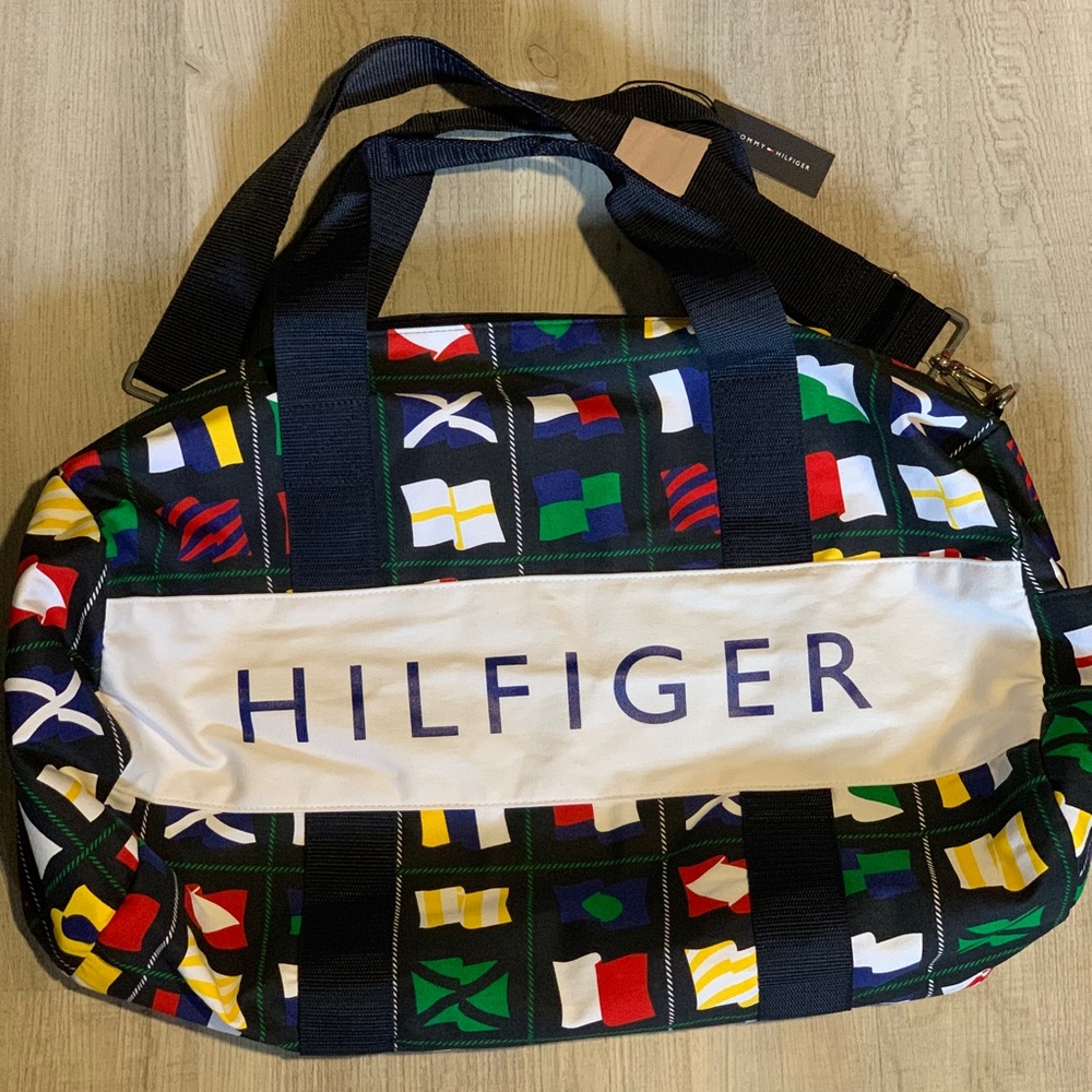 Tommy Hilfiger Duffle Bag Large, Flags